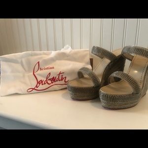 Christian Louboutin Wedges. Brand NIB! Adorable!
